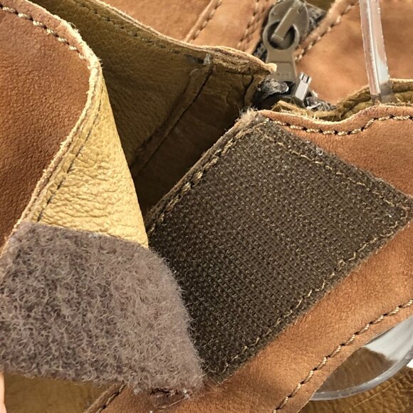 Miz Mooz Women's Size 39 (8.5-9) Tamsyn Brown Leather Open Toe Boho Sandals - Picture 6 of 13